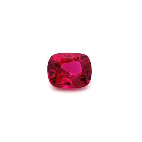 2.02 cts Natural Red Spinel Gemstone - Cushion Shape - 24257RGT