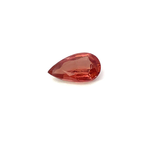 1.14 cts Natural Orange Pink Sapphire Gemstone - Pear Shape - 24278RGT