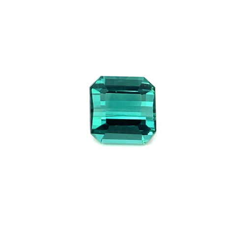 1.83 cts Natural Blue Green Tourmaline Gemstone - Emerald Shape - 24291RGT
