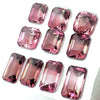 16.63cts 10Pcs Lot Natural Pink Tourmaline Gemstone - Octagon Shape - 24397AFR
