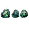 13.50cts Bellerophon Natural Unheated Teal Sapphire Gemstone - Heart Shape - 24469RGT / 24375AFR