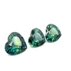 13.50cts Bellerophon Natural Unheated Teal Sapphire Gemstone - Heart Shape - 24469RGT / 24375AFR