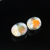 7.65cts Natural Rainbow Moonstone Gemstone Pair - Oval Shape - 24859RGT