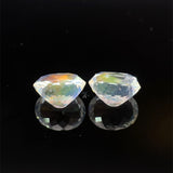 7.65cts Natural Rainbow Moonstone Gemstone Pair - Oval Shape - 24859RGT