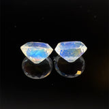 8.49cts Natural Rainbow Moonstone Gemstone Pair - Oval Shape - 24860RGT