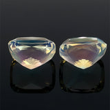 10.52cts Natural Rainbow Moonstone Gemstone Pair - Cushion Shape - 24863RGT