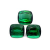 18.75cts Natural Green Tourmaline Gemstone - 3Pcs Set Pair - Cushion Shape - 24878RGT