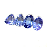 3.06cts 4Pcs Lot Natural Blue Tanzanite Gemstone - Mix Shape - 24967RGT