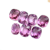 10.15cts 7Pcs Lot Natural Malaya Garnet Gemstone - Cushion Shape - 24980RAS