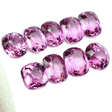 12.54cts 9Pcs Lot Natural Malaya Garnet Gemstone - Cushion Shape - 24981RAS