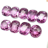 12.54cts 9Pcs Lot Natural Malaya Garnet Gemstone - Cushion Shape - 24981RAS