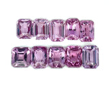 14.38cts 10Pcs Lot Natural Malaya Garnet Gemstone - Octagon Shape - 24983RAS