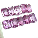 14.38cts 10Pcs Lot Natural Malaya Garnet Gemstone - Octagon Shape - 24983RAS