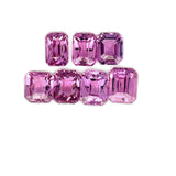 8.55cts 7Pcs Lot Natural Malaya Garnet Gemstone - Octagon Shape - 24984RAS