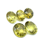 7.71cts 5Pcs Lot Natural Yellow Mali Garnet Gemstone  - Oval Shape - 24992RGT