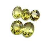 7.71cts 5Pcs Lot Natural Yellow Mali Garnet Gemstone  - Oval Shape - 24992RGT