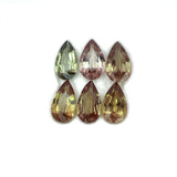 4.29cts 6Pcs Lot Natural Color Change Garnet Gemstone - Pear Shape - 24996RGT