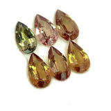 4.29cts 6Pcs Lot Natural Color Change Garnet Gemstone - Pear Shape - 24996RGT