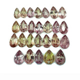 7.89cts 26Pcs Lot Natural Color Change Garnet Gemstone - Pear Shape - 24997RGT