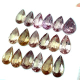 9.21cts 18Pcs Lot Natural Color Change Garnet Gemstone - Pear Shape - 24998RGT