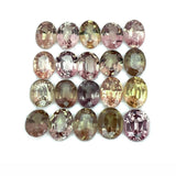 11.10cts 20Pcs Lot Natural Color Change Garnet Gemstone - Oval Shape - 25001RGT