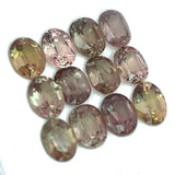 9.59cts 12Pcs Lot Natural Color Change Garnet Gemstone - Oval Shape - 25002RGT