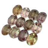 9.59cts 12Pcs Lot Natural Color Change Garnet Gemstone - Oval Shape - 25002RGT