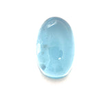 14.85cts Natural Blue Aquamarine Cabochon - Oval Cushion Shape - 25095RGT
