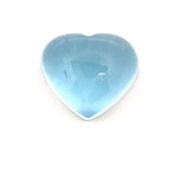 15.24cts Natural Blue Aquamarine Cabochon - Heart Shape - 25101RGT