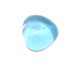 15.24cts Natural Blue Aquamarine Cabochon - Heart Shape - 25101RGT