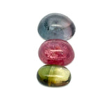 20.39cts Natural Bi-Color Tourmaline Gemstone - Oval Cabochon - 25107RGT