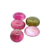 24.44cts Natural Bi-Color Tourmaline Gemstone - Mix Cabochon - 25114RGT