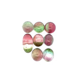 39.77cts Natural Bi-Color Tourmaline - Mix Shape Cabochon - 25115RGT
