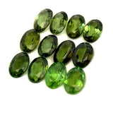 5.15cts 12Pcs Lot Natural Green Tourmaline Gemstone - 6X4MM - Oval Shape - 25185RGT