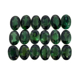 8.44cts 18Pcs Lot Natural Green Tourmaline Gemstone - 6X4MM - Oval Shape - 25187RGT