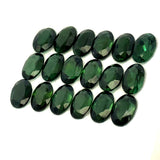 8.44cts 18Pcs Lot Natural Green Tourmaline Gemstone - 6X4MM - Oval Shape - 25187RGT