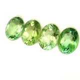 4.92cts 4Pcs Lot Natural Green Tourmaline Gemstone - 8X6MM - Oval Shape - 25188RGT