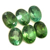 7.60cts 6Pcs Lot Natural Green Tourmaline Gemstone - 8X6MM - Oval Shape - 25189RGT