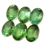 7.60cts 6Pcs Lot Natural Green Tourmaline Gemstone - 8X6MM - Oval Shape - 25189RGT