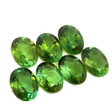 8.07cts 7Pcs Lot Natural Green Tourmaline Gemstone - 8X6MM - Oval Shape - 25190RGT