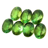 8.07cts 7Pcs Lot Natural Green Tourmaline Gemstone - 8X6MM - Oval Shape - 25190RGT