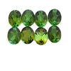 9.07cts 8Pcs Lot Natural Green Tourmaline Gemstone - 8X6MM - Oval Shape - 25192RGT