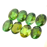 9.07cts 8Pcs Lot Natural Green Tourmaline Gemstone - 8X6MM - Oval Shape - 25192RGT