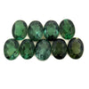 10.59cts 9Pcs Lot Natural Green Tourmaline Gemstone - 8X6MM - Oval Shape - 25195RGT