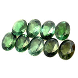 10.59cts 9Pcs Lot Natural Green Tourmaline Gemstone - 8X6MM - Oval Shape - 25195RGT