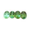 3.06cts 4Pcs Lot Natural Green Tourmaline Gemstone - 7X5MM - Oval Shape - 25197RGT