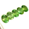 3.66cts 5Pcs Lot Natural Green Tourmaline Gemstone - 7X5MM - Oval Shape - 25198RGT
