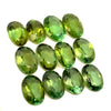 9.11cts 12Pcs Lot Natural Green Tourmaline Gemstone - 7X5MM - Oval Shape - 25202RGT