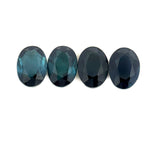 2.952cts 4Pcs Lot Natural Blue Tourmaline Gemstone - 7X5MM - Oval Shape - 25204RGT