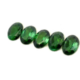 3.97cts 5Pcs Lot Natural Green Tourmaline Gemstone - 7X5MM - Oval Shape - 25205RGT
